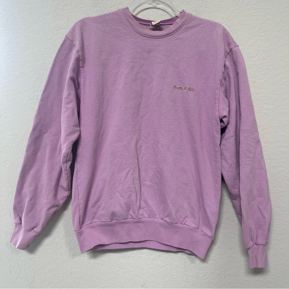 Sporty & Rich Lavender Crewneck Size Small